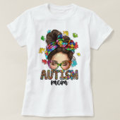 Autistic mum t-shirt, gifts for mum T-Shirt (Design vorne)