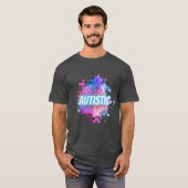 Autistic Paint Spritzer Brain Shirt (Vorne ganz)