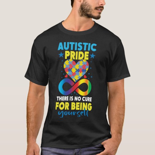 Autistic Pride Day Autismus Neurodiversität Unendl T-Shirt (Vorderseite)