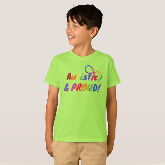 Autistic Pride Kids Shirt (Vorne ganz)