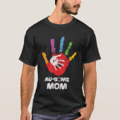 Autistic Son Daughter Phantastische Mama Autismus  T-Shirt (Vorderseite)