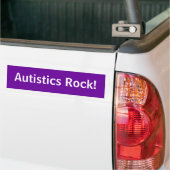 Autistics Felsen! Autoaufkleber (Auf Lkw)