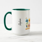 AUTISTIK und PHANTASTISCHE Autismus Bewusstsein Tasse (Links)