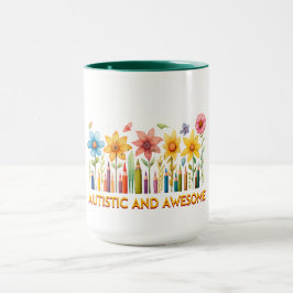 AUTISTIK und PHANTASTISCHE Autismus Bewusstsein Tasse