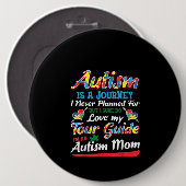 autistisch | Autismus ist eine Reise, die ich nie  Button (Vorne & Hinten)