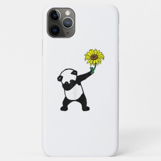 autistisch | Dabbing Panda Bear Sonnenblume Case-Mate iPhone Hülle (Rückseite)