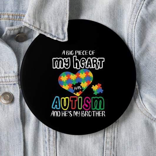 autistisch | Ein großes Stück meines Herzens hat A Button (Beispiel)