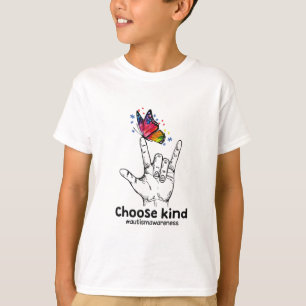 autistisch Kind Autismus Awareness Butterfly aus T-Shirt