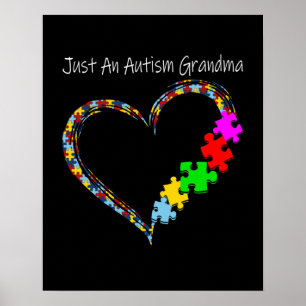 autistisch   Nur ein Autismus-Oma Poster