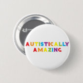 autistisch Phantastisch Button (Vorne & Hinten)