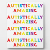 autistisch Phantastisch Fotoplatte (Vorderseite)