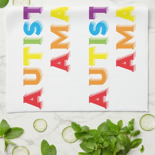 autistisch Phantastisch Geschirrtuch (Gefaltet)