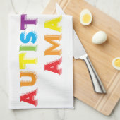 autistisch Phantastisch Geschirrtuch (Viertel Falte)