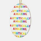 autistisch Phantastisch Keramik Ornament (Links)