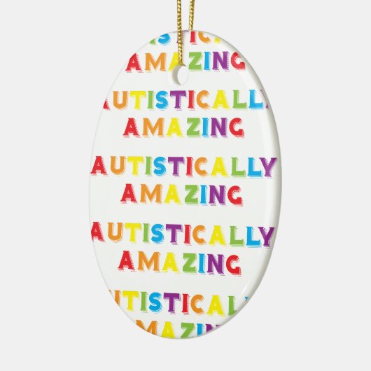 autistisch Phantastisch Keramik Ornament (Links)