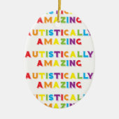 autistisch Phantastisch Keramik Ornament (Vorne)