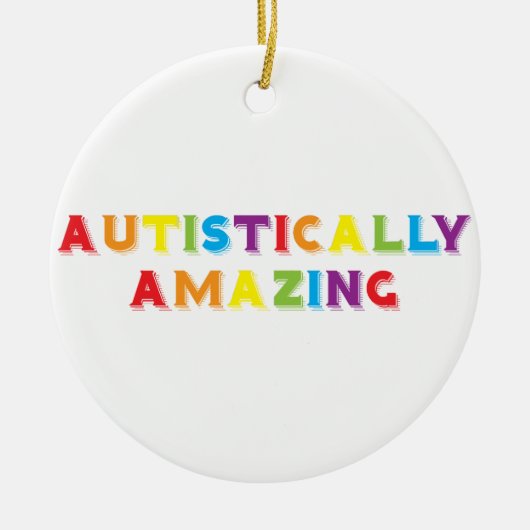 autistisch Phantastisch Keramikornament (Vorne)