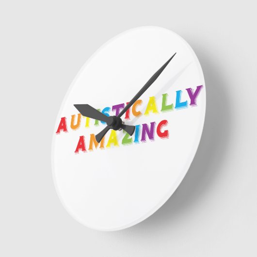 autistisch Phantastisch Runde Wanduhr (Winkel)