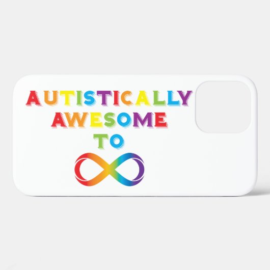 Autistisch Phantastisch zur Unendlichkeit Case-Mate iPhone Hülle (Rückseite (Horizontal))