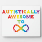 Autistisch Phantastisch zur Unendlichkeit Fotoplatte (Vorderseite)
