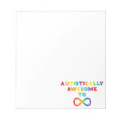 Autistisch Phantastisch zur Unendlichkeit Notizblock (Vorderseite)