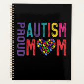 autistisch | Proud Autismus Mama Puzzle Piece Planer (Vorderseite)