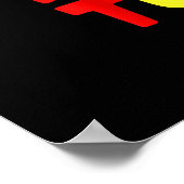 autistisch | Rockin zu einem anderen Niedlichen Pa Poster (Ecke)