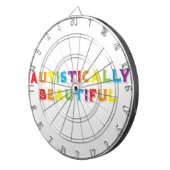 autistisch schön dartscheibe (Vorderseite rechts)