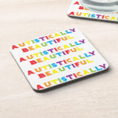 autistisch schön getränkeuntersetzer (Linke Seite)