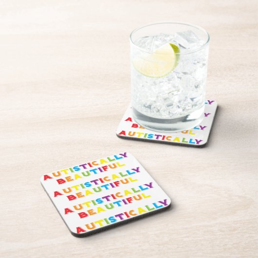 autistisch schön getränkeuntersetzer (Rechte Seite)