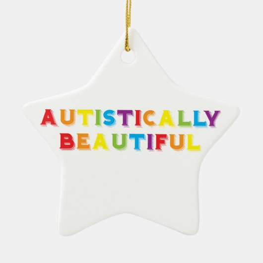 autistisch schön keramik ornament (Vorne)