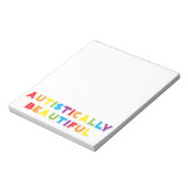 autistisch schön notizblock (Rotiert)