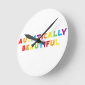 Autistisch schön runde wanduhr (Winkel)