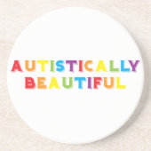 autistisch schön sandstein untersetzer (Vorne)