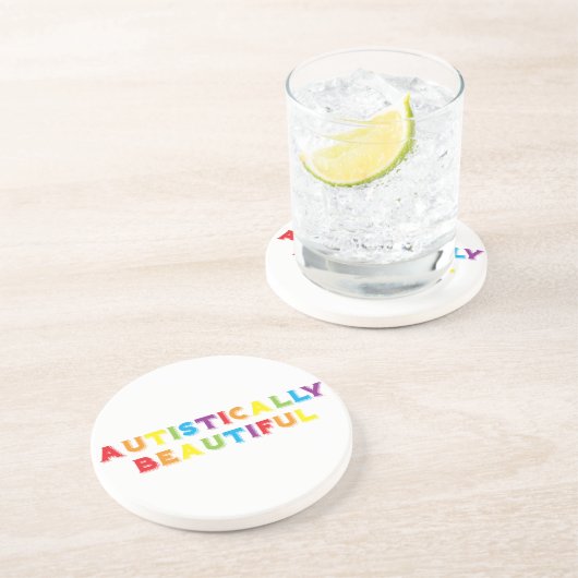 autistisch schön sandstein untersetzer (Seite)