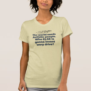 Autistisch, Star Trek, Lustiges Autismus-T-Shirt T-Shirt