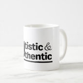 Autistisch und authentisch kaffeetasse (VorderseiteRechts)