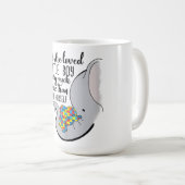 autistisch | Und sie liebte einen kleinen Jungen s Kaffeetasse (VorderseiteRechts)