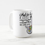 autistisch | Und sie liebte einen kleinen Jungen s Kaffeetasse (Vorderseite Links)