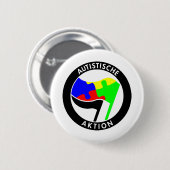 Autistische Aktion autistische Aktion Button (Vorne & Hinten)
