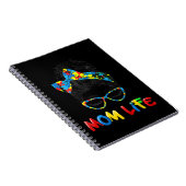 Autistische Autismus Bewusstseinsbildung Mama Lebe Notizblock (Rechte Seite)