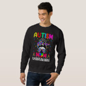 Autistische Autismus Bewusstseinsbildung Mama Lebe Sweatshirt (Vorne ganz)