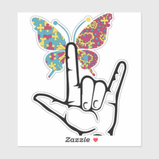 Autistische Autismus Butterfly Autismus Bewusstsei Aufkleber