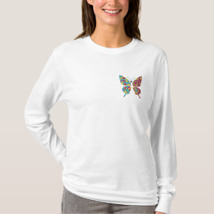 Autistische Autismus Butterfly Autismus Bewusstsei T-Shirt