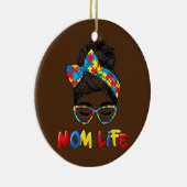 Autistische Autismus Sensibilisierung Mama Leben F Keramik Ornament (Rechts)