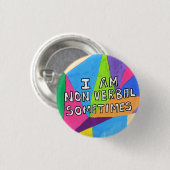 Autistische Autismus-Spektrumstörung ASD Button (Vorne & Hinten)