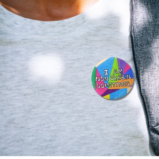 Autistische Autismus-Spektrumstörung ASD Button