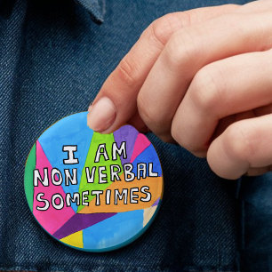 Autistische Autismus-Spektrumstörung ASD Button