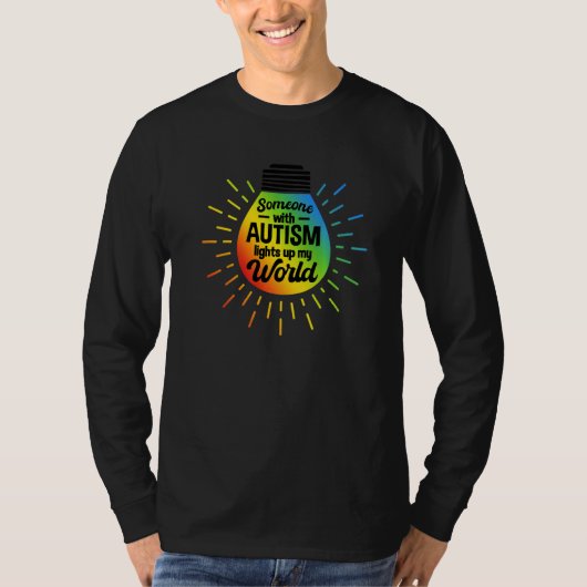 Autistische Bewusstseinsbildung Monat jemand mit A T-Shirt (Vorderseite)