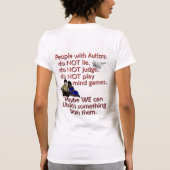 Autistische Child/Do nicht Änderung für die Welt T-Shirt (Rückseite)